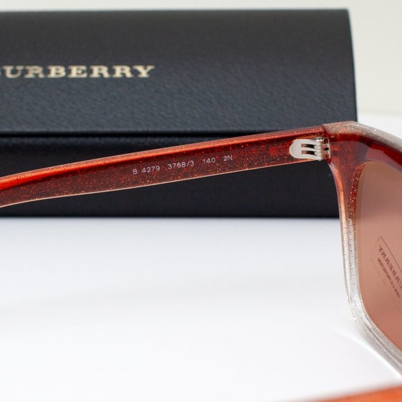 Burberry Brown Square Sunglasses 55mm Authentic | Made in Italy - Picture 5 of 7